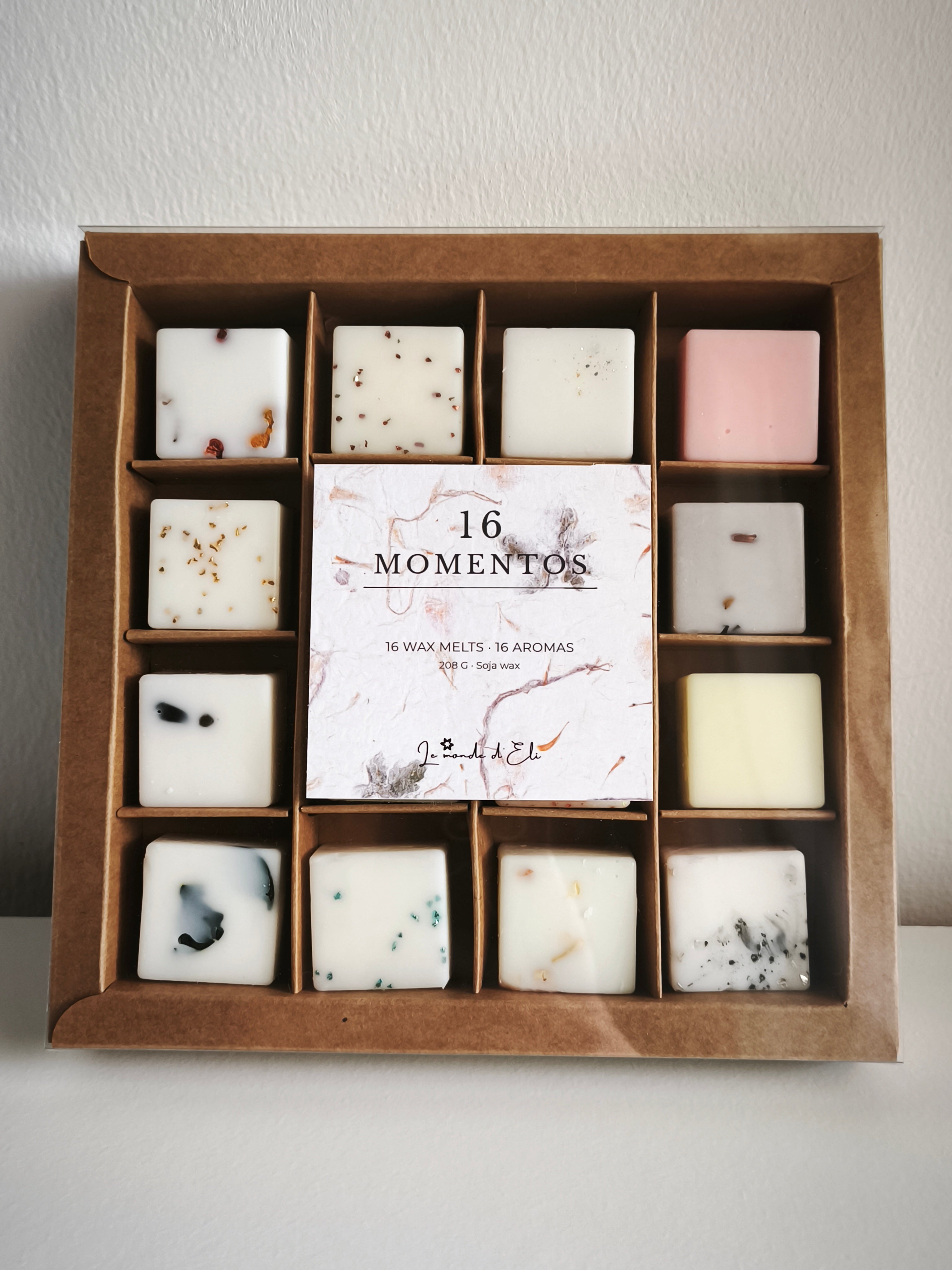 16 Momentos / Caja de wax melts