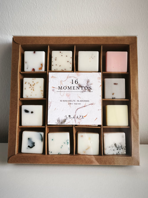 16 Momentos / Caja de wax melts