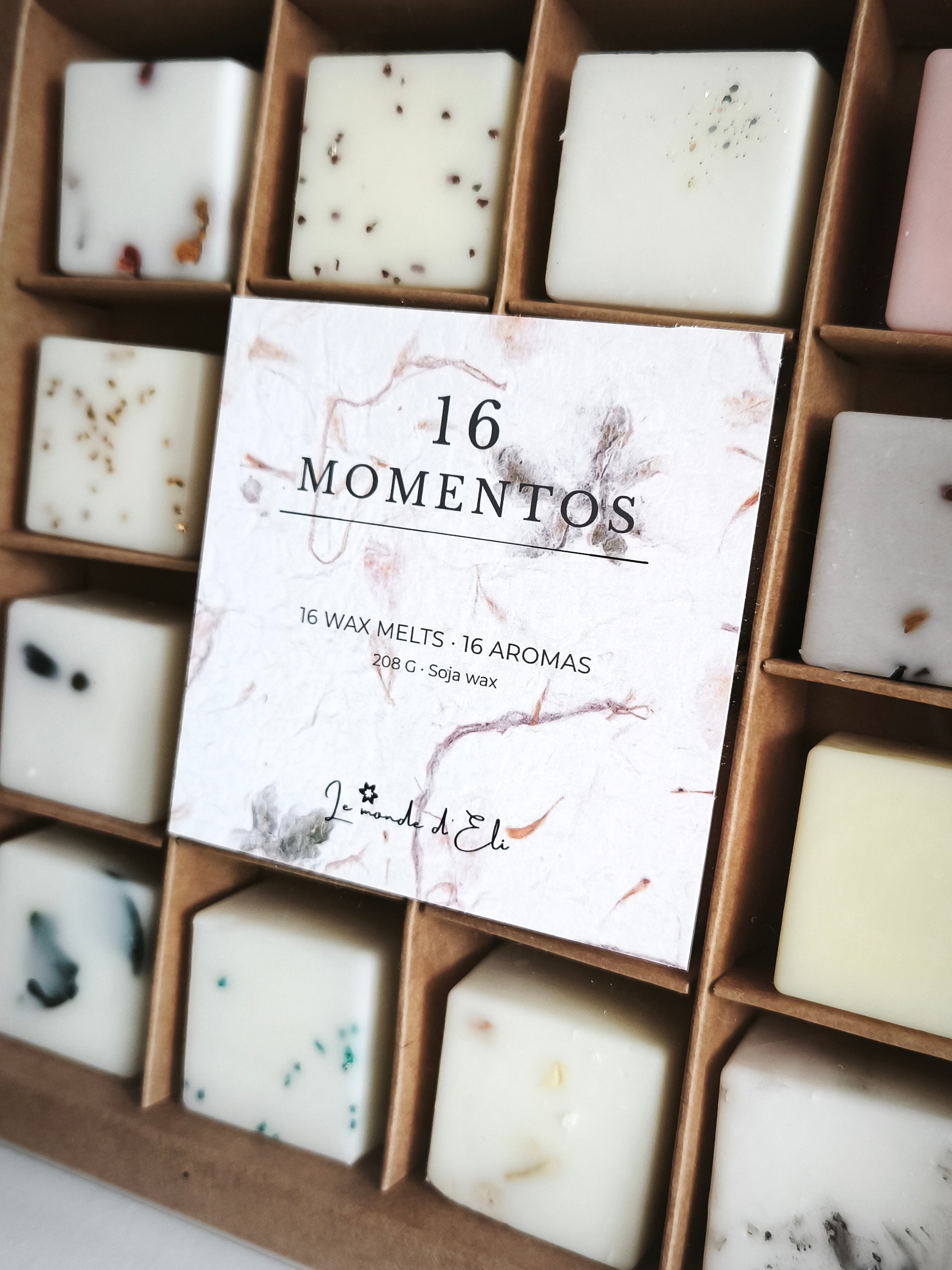 16 Momentos / Caja de wax melts