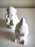 Decorative figures "Astronaut & Rocket"