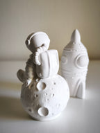 Decorative figures "Astronaut & Rocket"