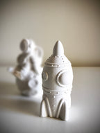 Decorative figures "Astronaut & Rocket"