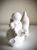 Decorative figures "Astronaut & Rocket"