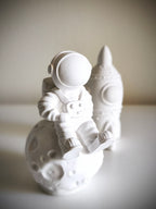 Decorative figures "Astronaut & Rocket"