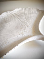 Decorative "Ginkgo biloba" leaf plate