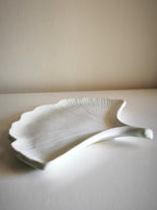 Decorative "Ginkgo biloba" leaf plate