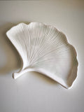 Decorative "Ginkgo biloba" leaf plate