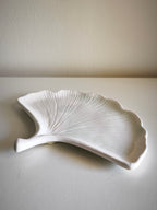 Decorative "Ginkgo biloba" leaf plate
