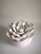 "Coral Flower" scented candle