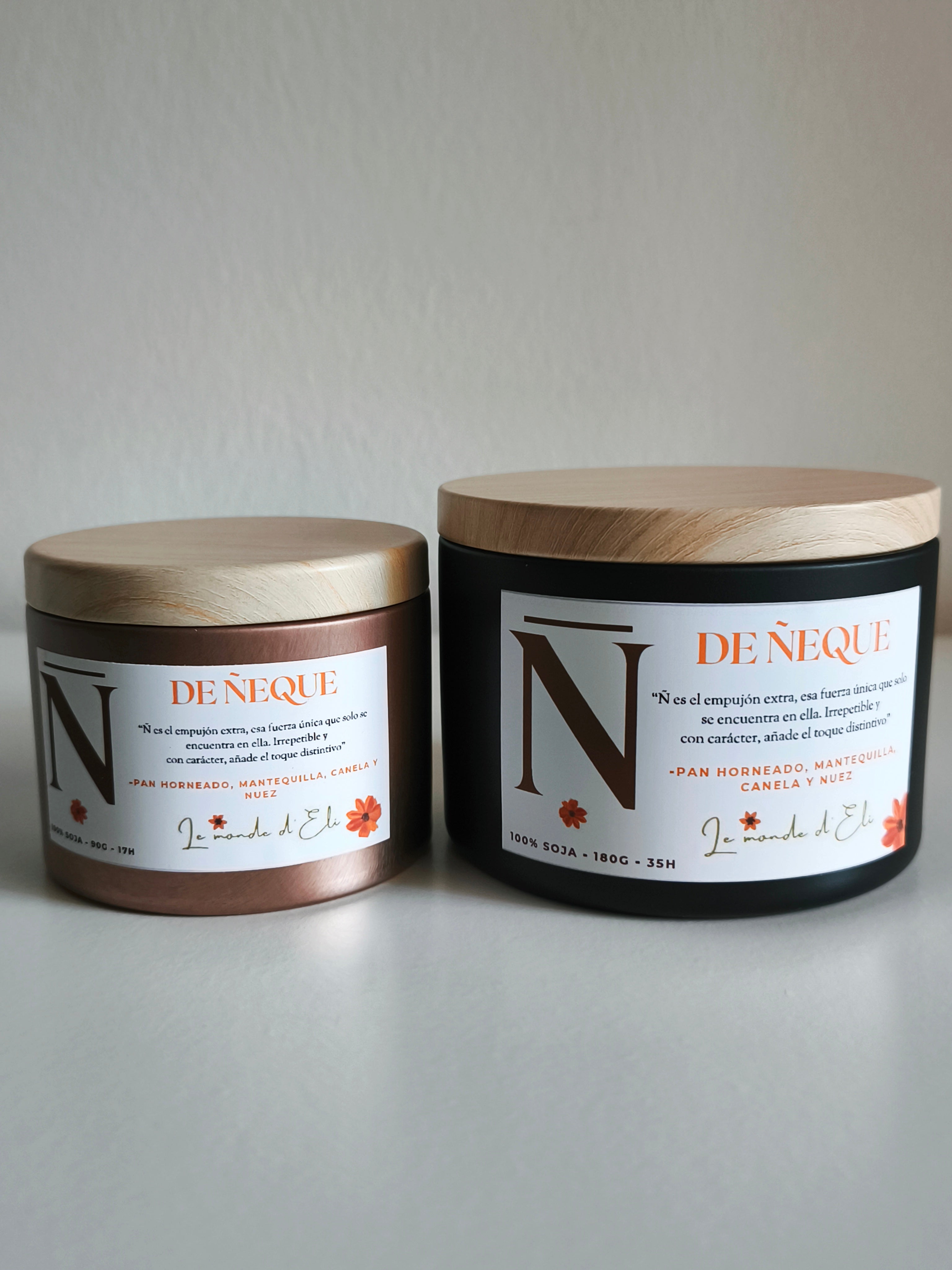 Scented candle Ñ de Ñeque