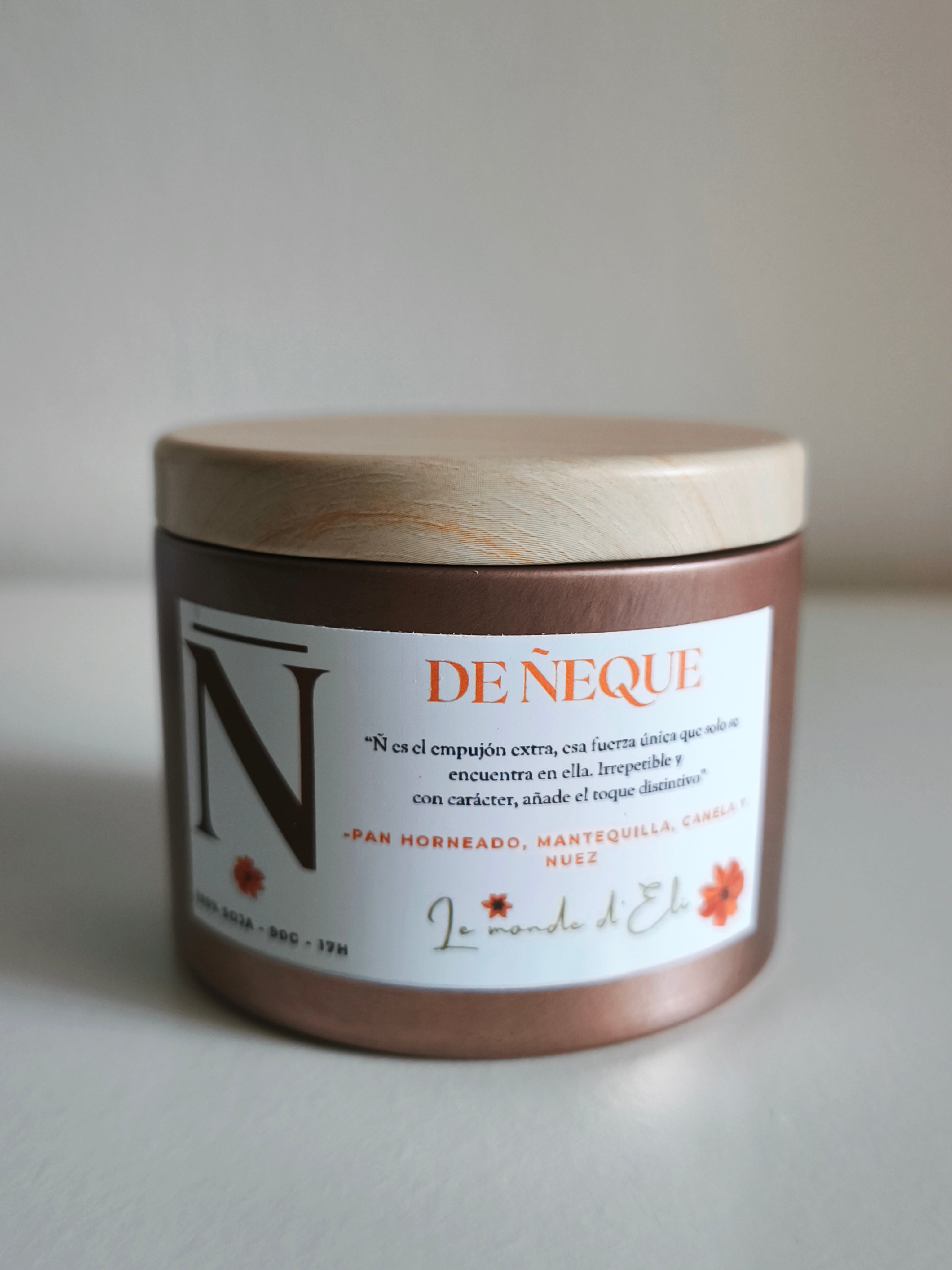 Scented candle Ñ de Ñeque
