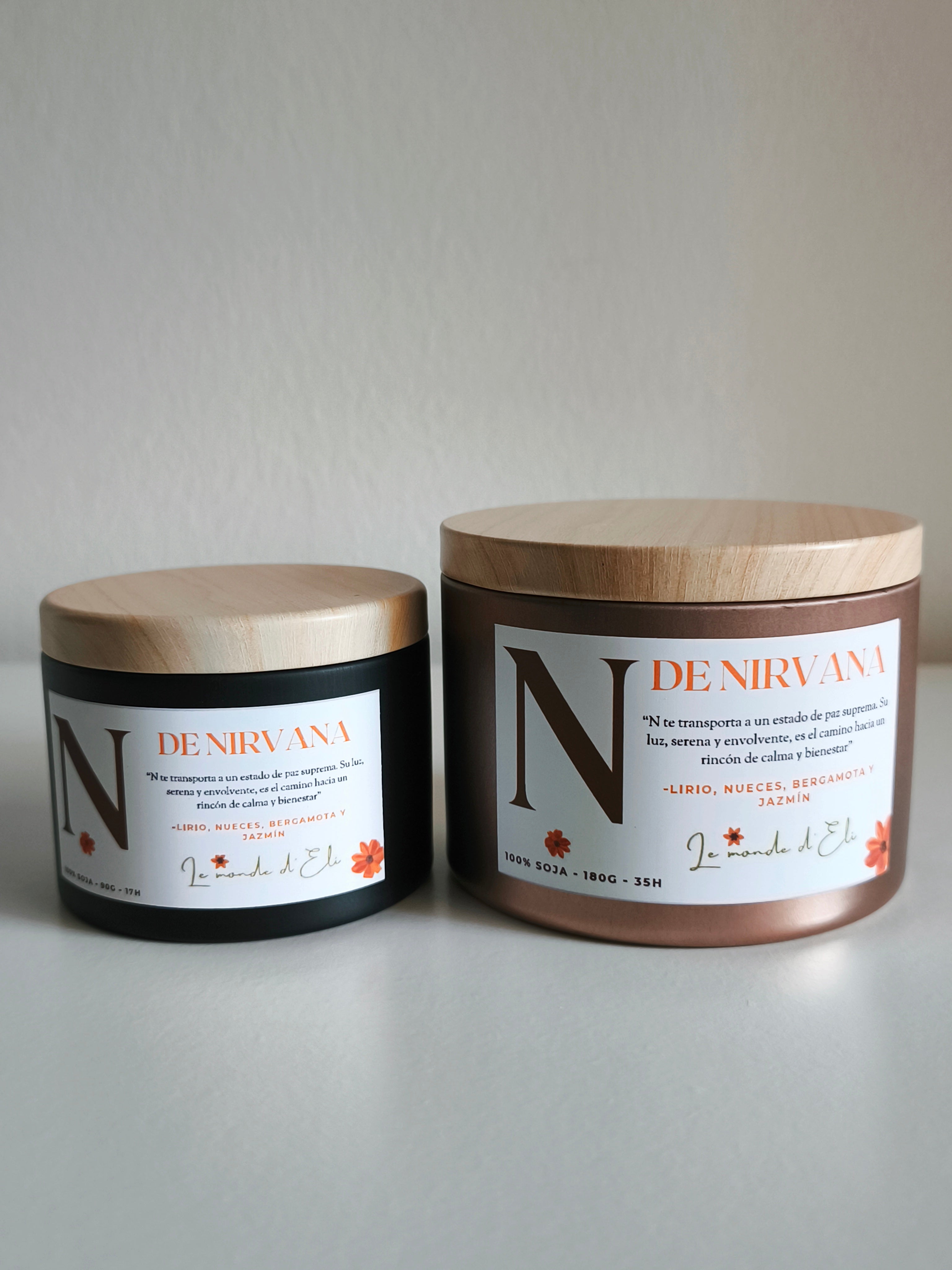 Vela aromática N de Nirvana