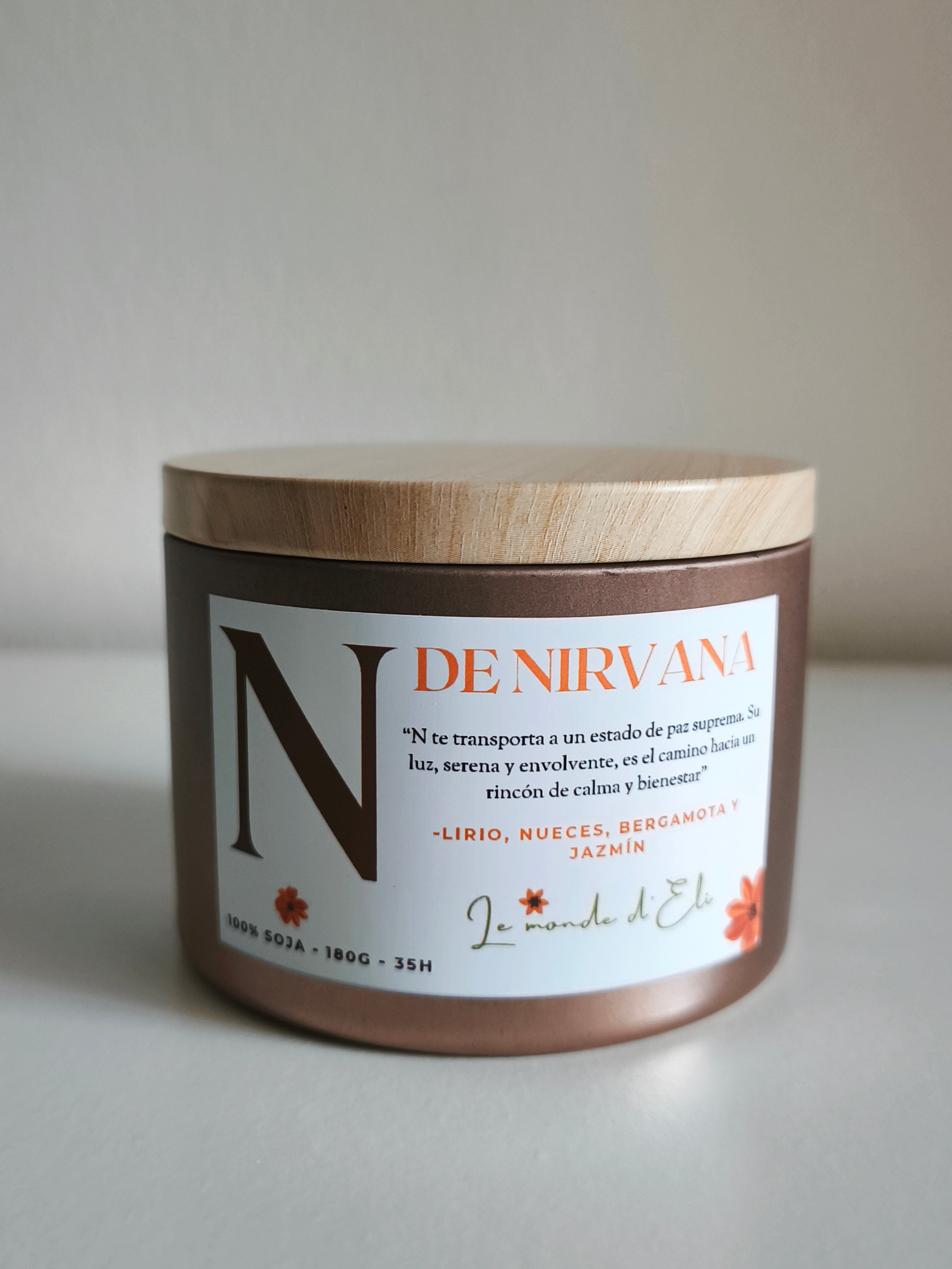 Vela aromática N de Nirvana