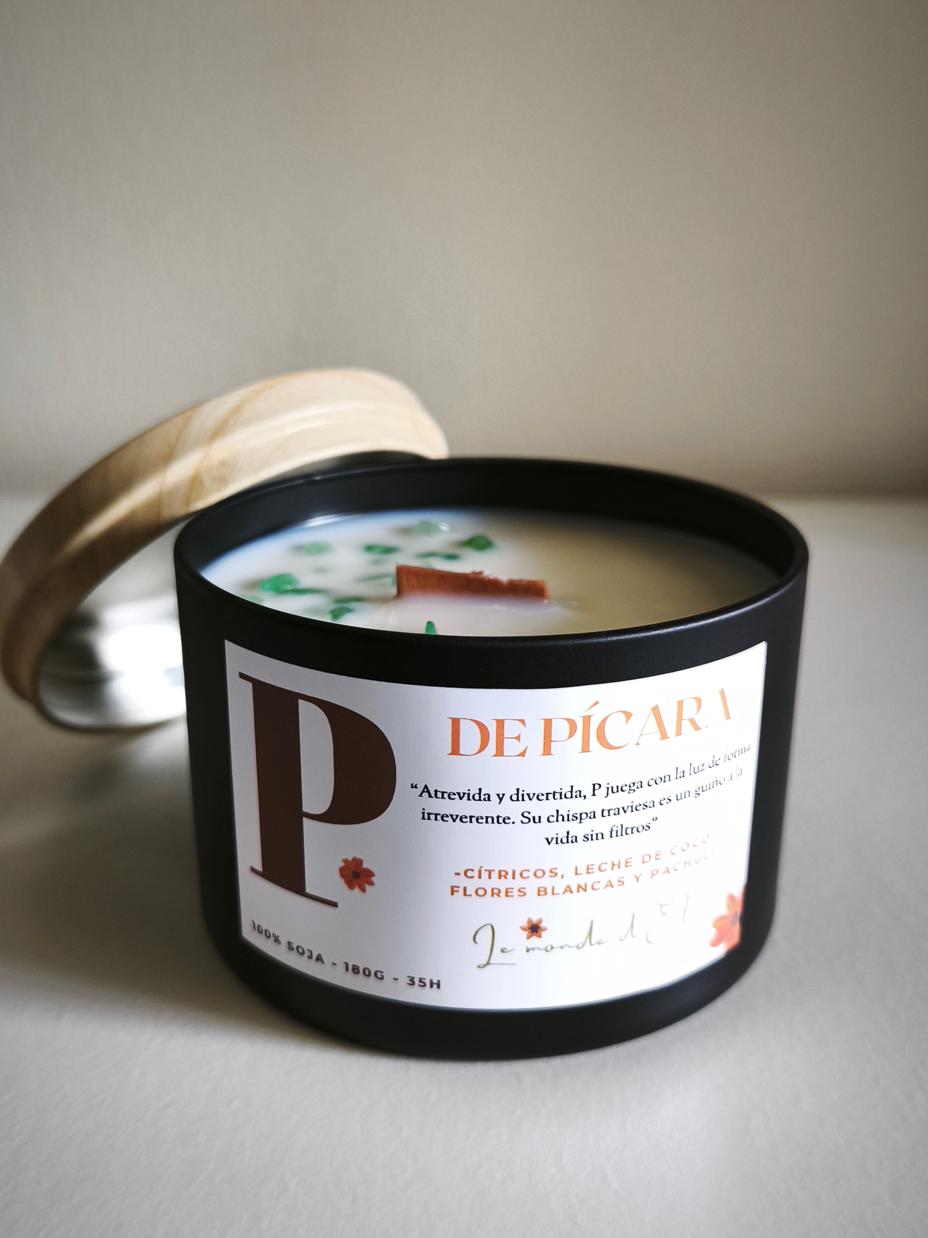 Scented candle P de Pícara