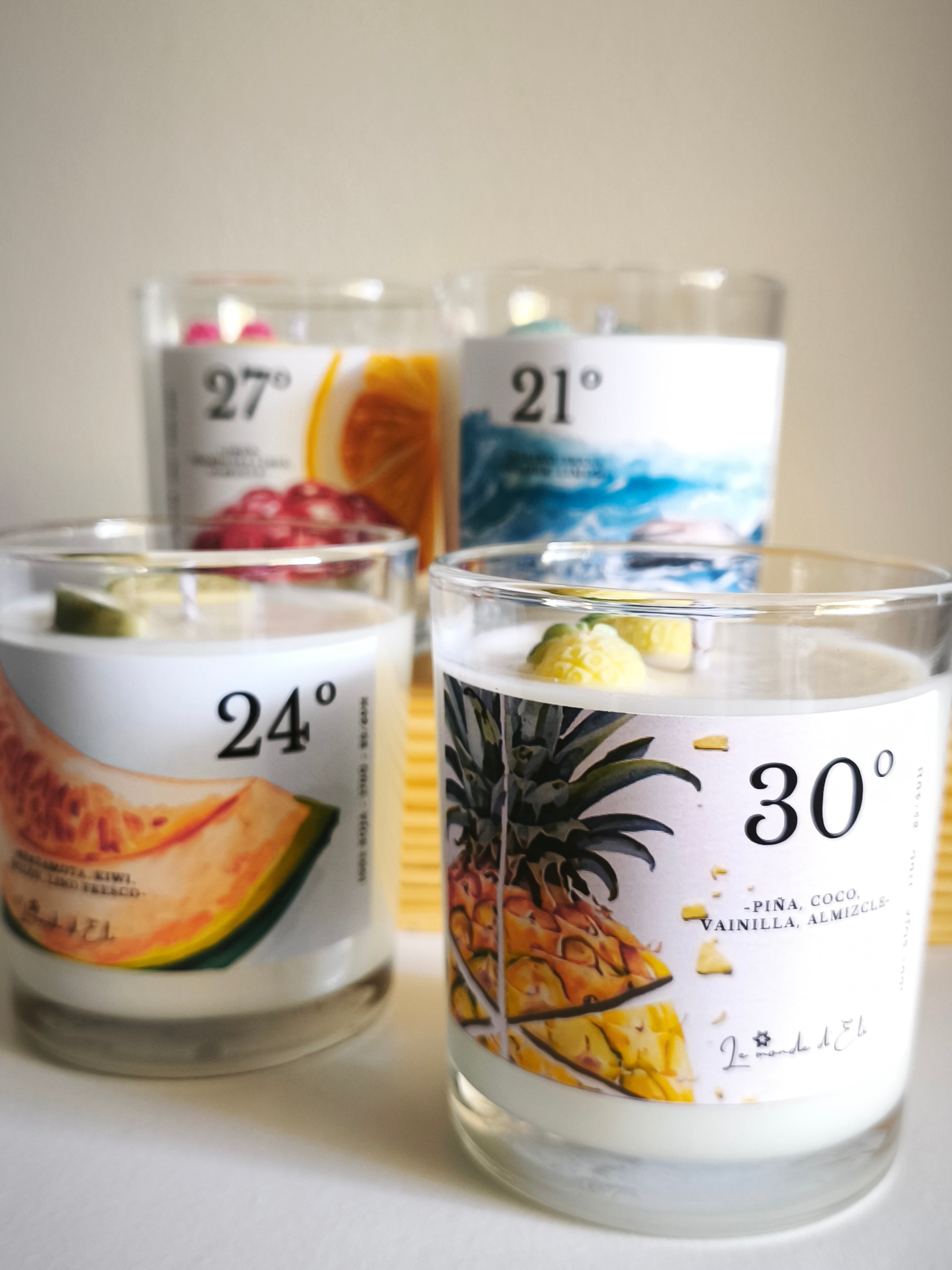 Pack de velas - Temperatura