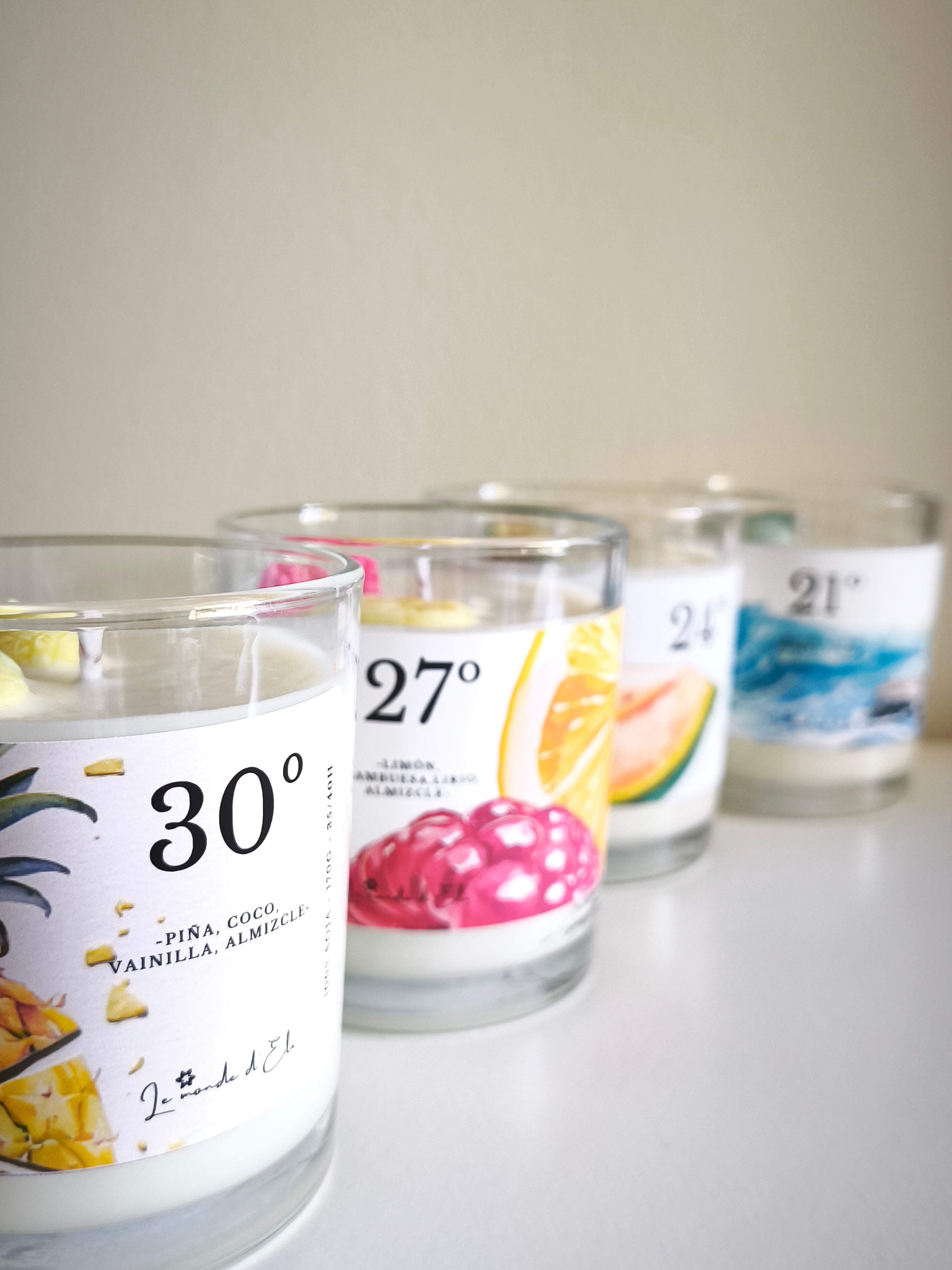 Pack de velas - Temperatura