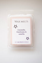Wax melts - Caramelo, vainilla & frambuesa